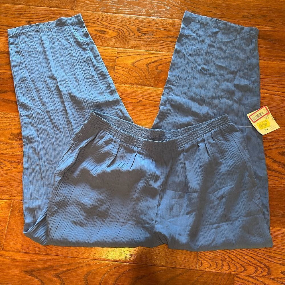 NWT Bechamel size XL beautiful blue pull on pants